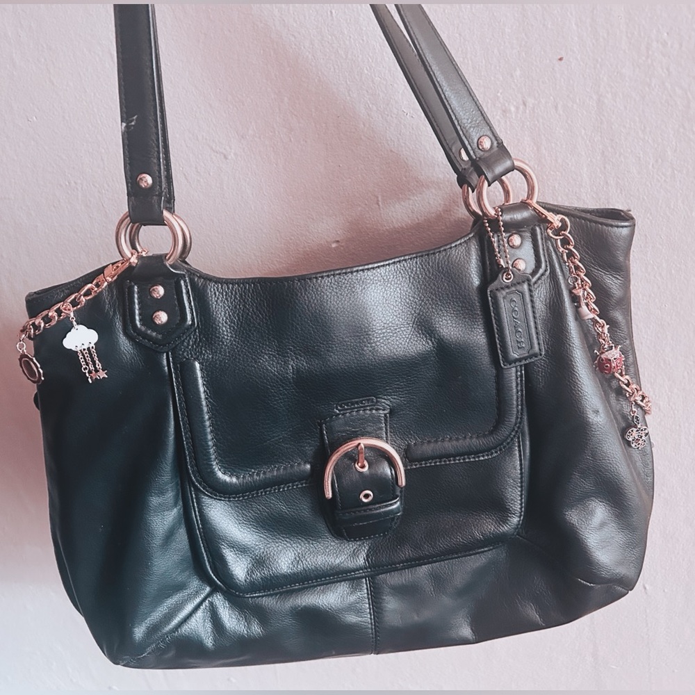Coach Black Vintage Hobo Bag
